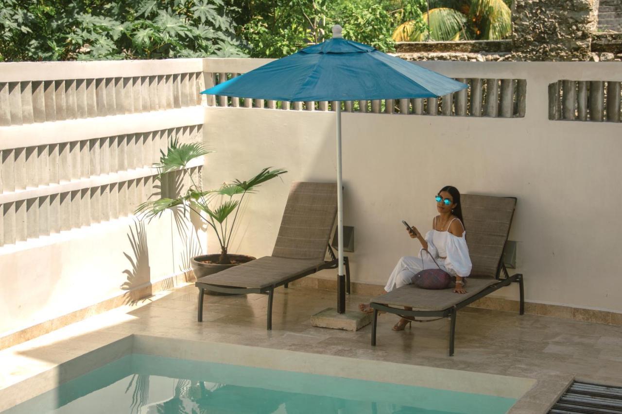 La Casona de Sisal Hotel Bagian luar foto