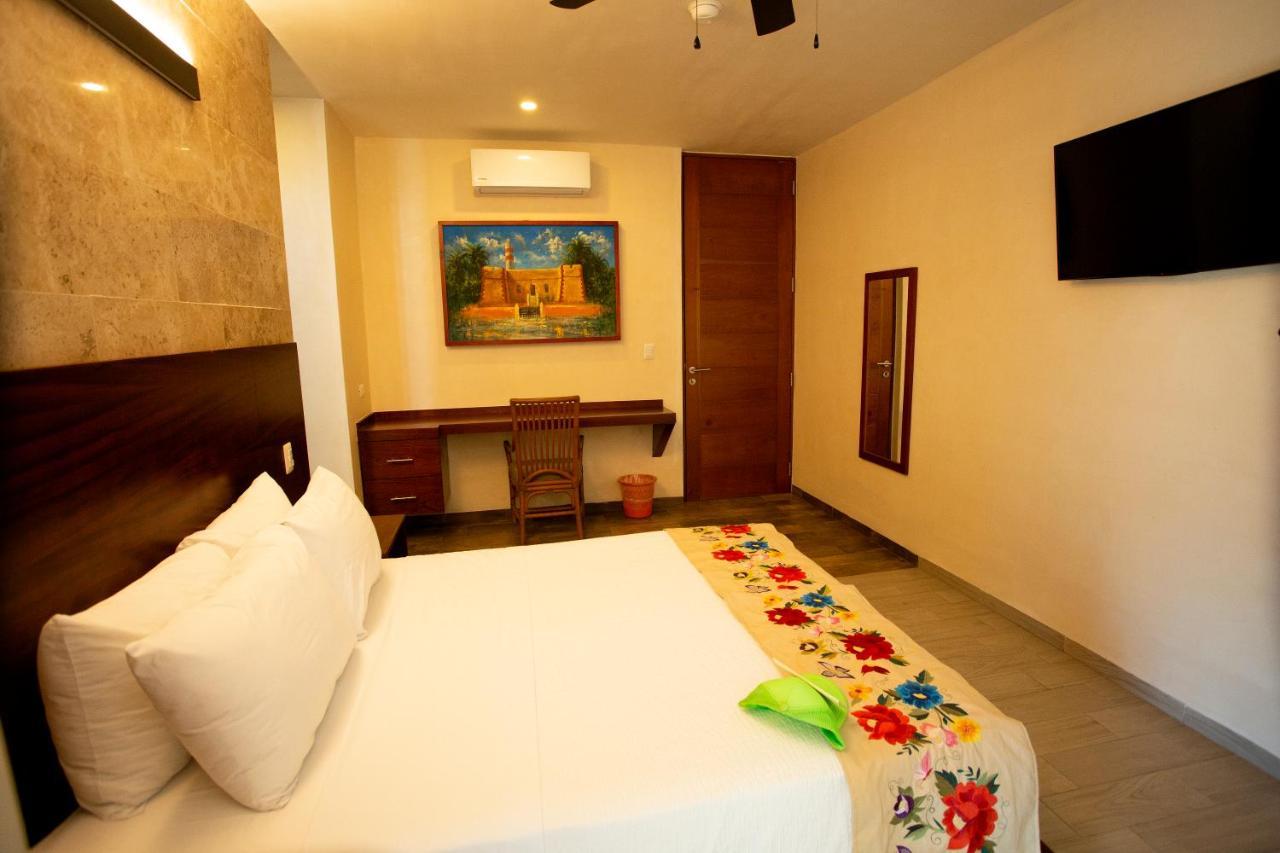 La Casona de Sisal Hotel Bagian luar foto
